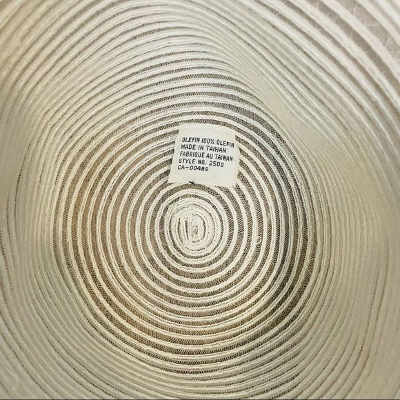 Vintage | Lace Olefin Garden Party Hat - Picture 3 of 6